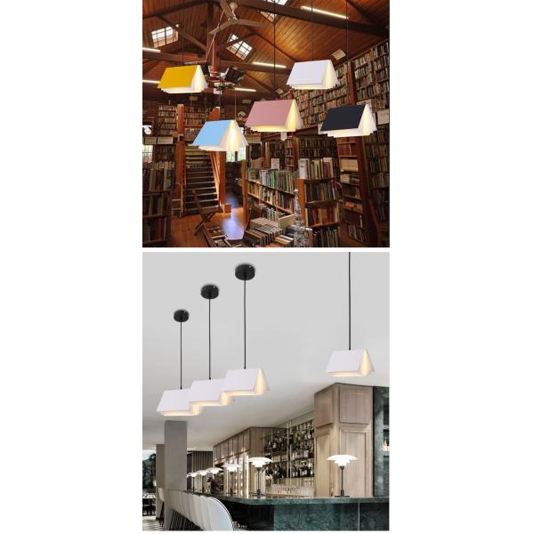Простой современный детский сад кампус креативный подвесок световая книга искусство ресторан бар спальня рядом с кроватью люстра
