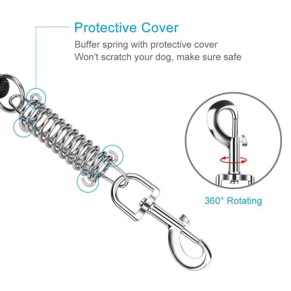 поводка проводки собаки нейлона 5ФТ потоки ручки сильного удобные проложенные сильно отражательные