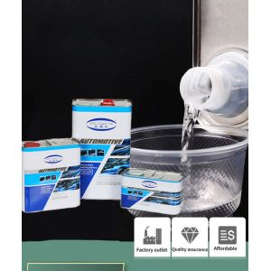 MSDS mezcla de la capa transparente del automóvil con el endurecedor inodoro resistente a la intemperie