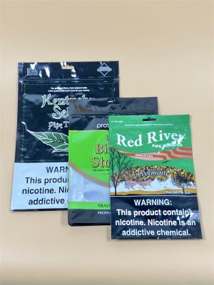 Transparent Heat Seal Cigarette Tobacco Bags with CMYK Printing