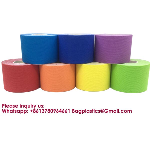 Athletic Finger Sports Rigid Strapping Tape Accepts Logo Therapeutic Elastic Kinesiology Pro Cotton 15 Cm Width 5m Length Accepts Custom Logo Free Tape