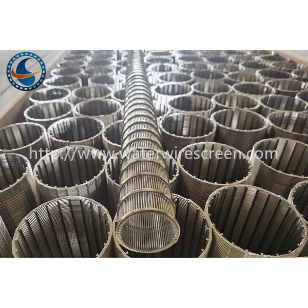 Ss 316l Profile Vee Wire Screen 0.2mm Slot Id 40mm