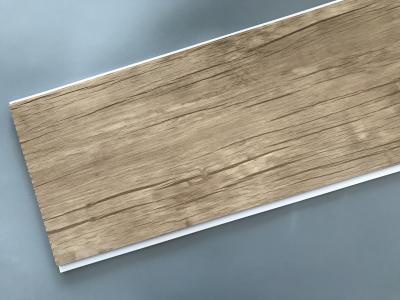 Wood Color Plastic Laminate Wall Covering , Pvc Laminated Ceiling Board