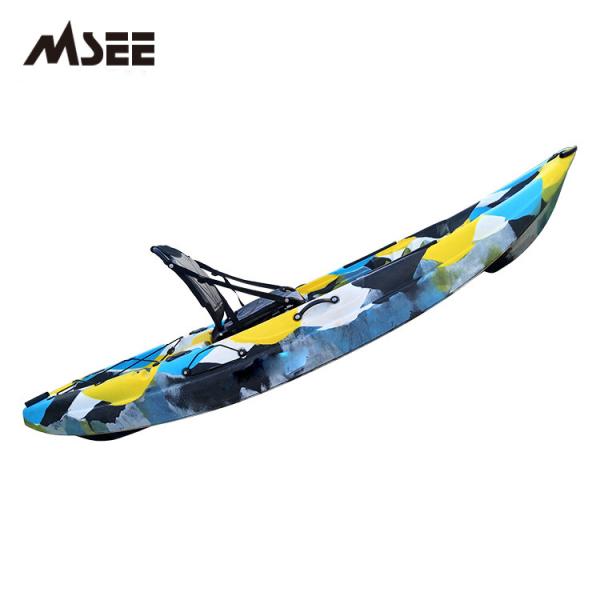 Swivel Sea Fishing Kayak LLDPE Materials Black Bungee Rod Holders