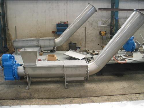 6.5m3/h Screw Press System For Waste Water Treatment Shaft Type