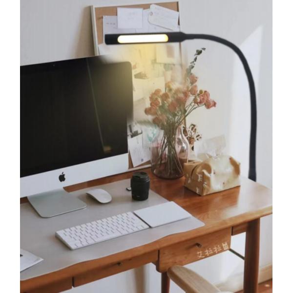 DC Power Supply Aluminum IRON Touch Dimmable Switch Flexible Clip-on LED Reading Desk Lamp