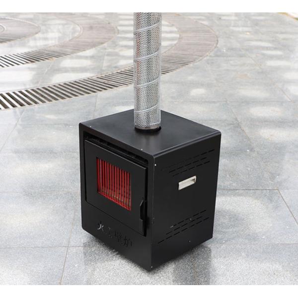 Indoor Real Fire Fireplace Burning Firewood And Coal Air Conditioning Heating Furnace Smokeless Fire
