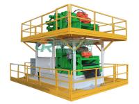 Sistema do tanque da lama da eficiência elevada com sistemas de secagem da limpeza da lama do centrifugador