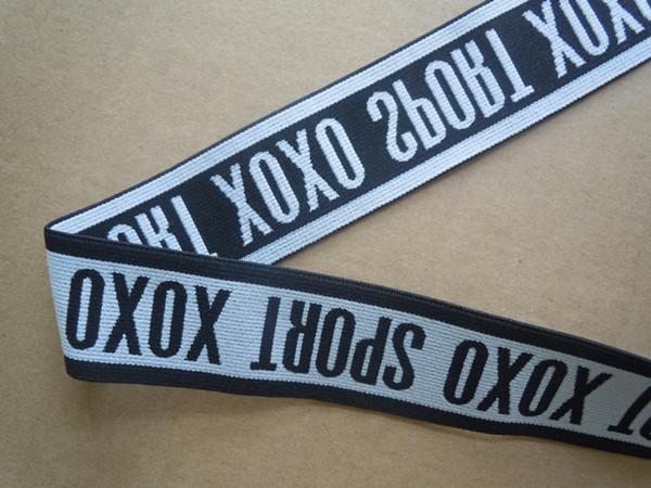 Custom Logo Good Stretch Jacquard Elastic Waistband / Underwear Elastic Band