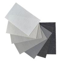 Bureau solaire de toile de PVC 16% Mesh Polyester Sunscreen Fabric For du polyester 66% de 18%