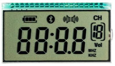 ODM Positive Reflective TN Segment LCD For Vehicle Display