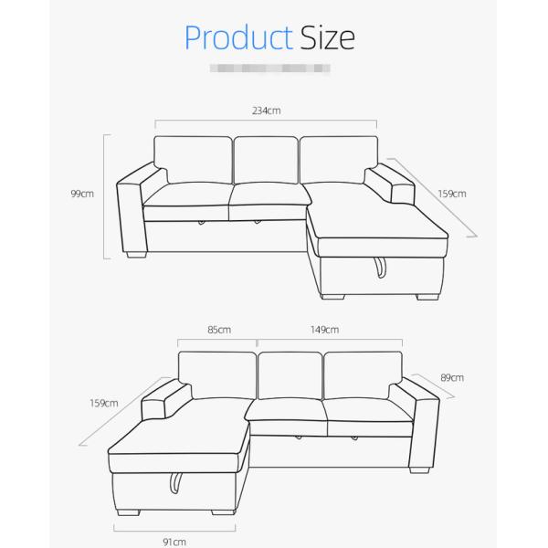 Manufacturer Wholesale price Modern Simple style living room sofa Design Fabric 2 Seater w/pull out sofa bed popular