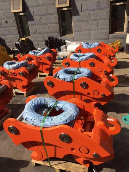 Material hidráulico de Quick Coupler Steel da máquina escavadora para acessórios da troca