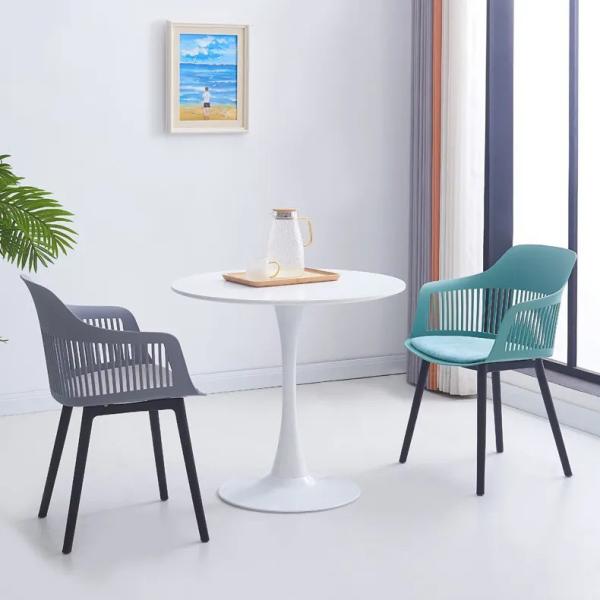 Modern Plastic Dining Chair for Kitchen Living Room Hotel