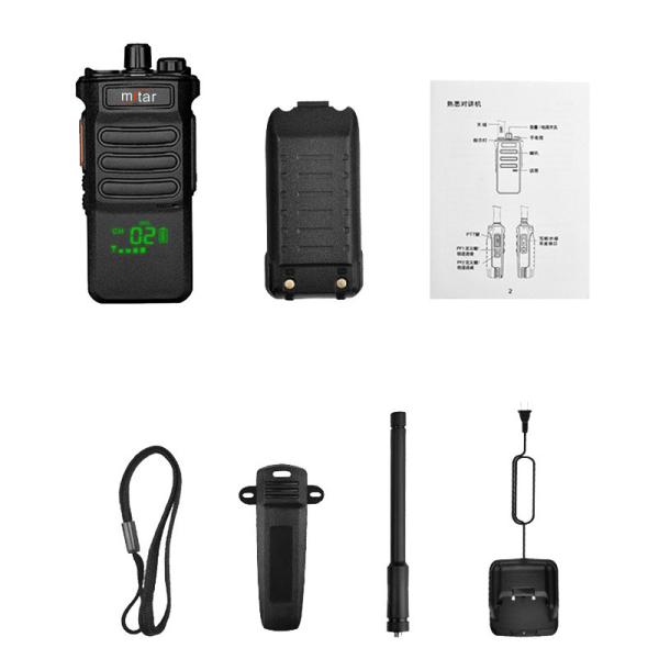 MSTAR Strong Flashlight Walkie Talkie Rechargeable Anti Magnetic Wireless Long Range Transmitter VHF & UHF