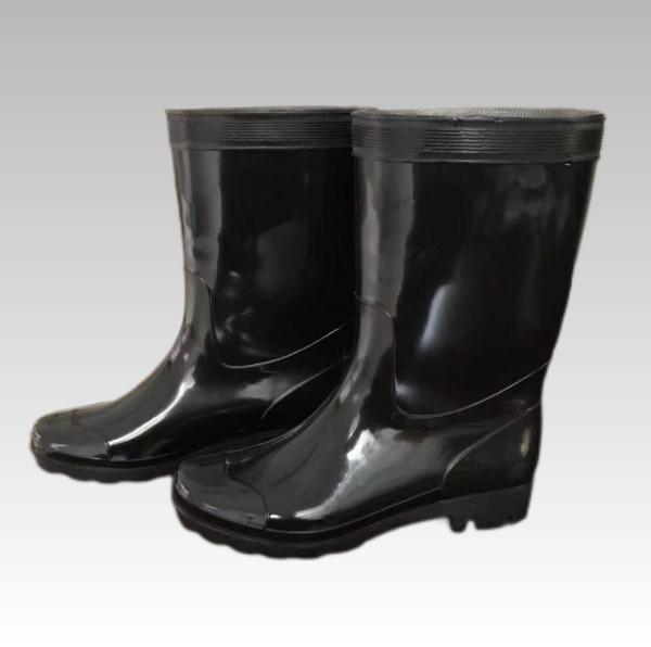 Alkali Resistant Safety Rain Boots 30cm Height Safety Toe Rubber Boots