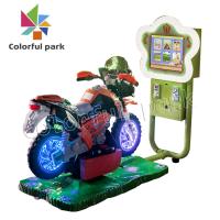 Los paseos de los niños que compiten con de fichas de Arcade Machine Interactive Video Game del niño estupendo de la motocicleta