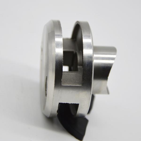 Round shape glass to glass connector clamps, material SS304, finishing satin or mirror, for 9-12mm glass
