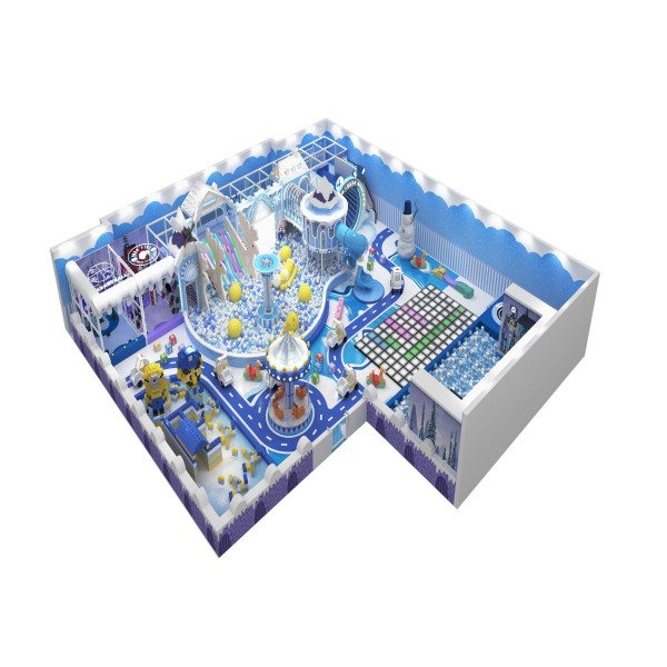 Custom Macaron Family Leisure Center Villa Indoor Soft Play Playground for Kids