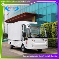Carrinho de carga de 2 lugares 72V 7.5KW AC Motor Carrinhos de bagagem elétricos Caixa de carga para parque de fábricas