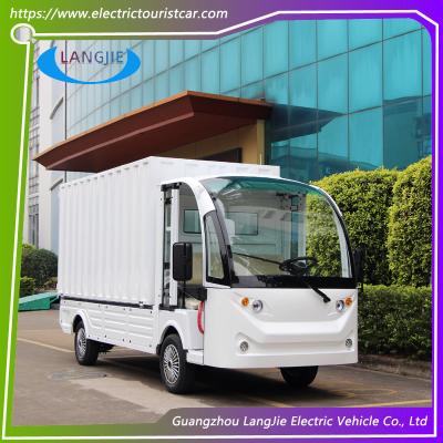 Carrinho de carga de 2 lugares 72V 7.5KW AC Motor Carrinhos de bagagem elétricos Caixa de carga para parque de fábricas