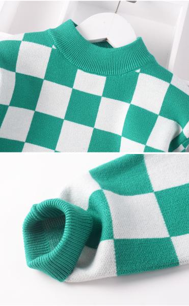 Factory Oem Winter Babysweaters Cotton Modern Chunky Knit Mum Matching Baby Kids Girls Pullover Toddler Knitted Sweater