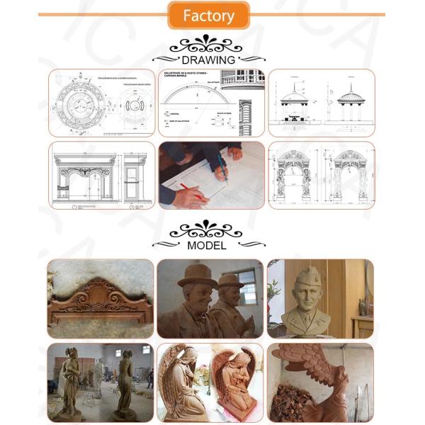 Western style life size white marble stone man statue sculpture