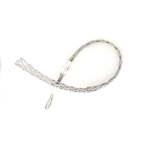 Galvanized Steel Pulling Basket Grip Flexible Eye Cable Stocking Pulling SGS