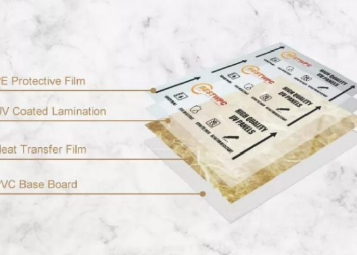 Weatherproof Modern PVC Marble Sheets Decorative Marble PVC Wall Panels