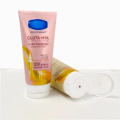 Slim / Flat Flip Top Tube Seal Cosmetic Plastic Tube With Offset Printing