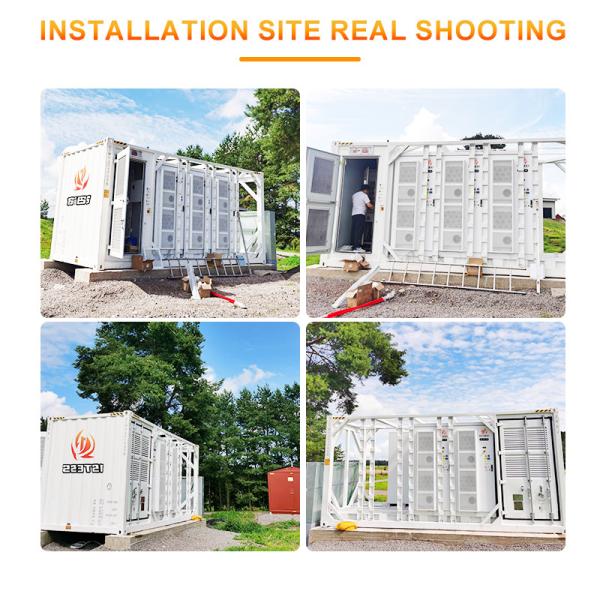1.5MWH Lithium Battery Solar Energy Battery System Container 300 KWH 1 MWh 3 MWh Container LiFePo4 Energy Storage System