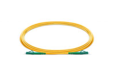 Yellow LC APC Dia2.0mm Fiber Optic Communication Cable for FTTH