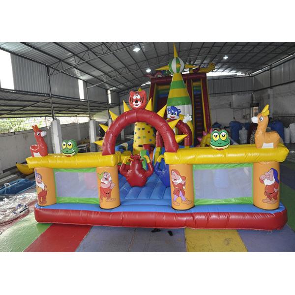 Durable Inflatable Bouncy Jumping Castle / Bouncy Castle Combo Park