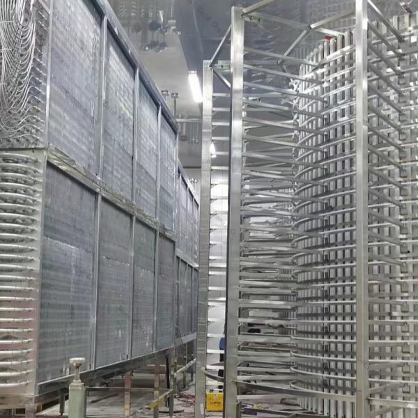 Stainless Steel IQF Tunnel Freezer Customized Individual Quick Freezing Equipment