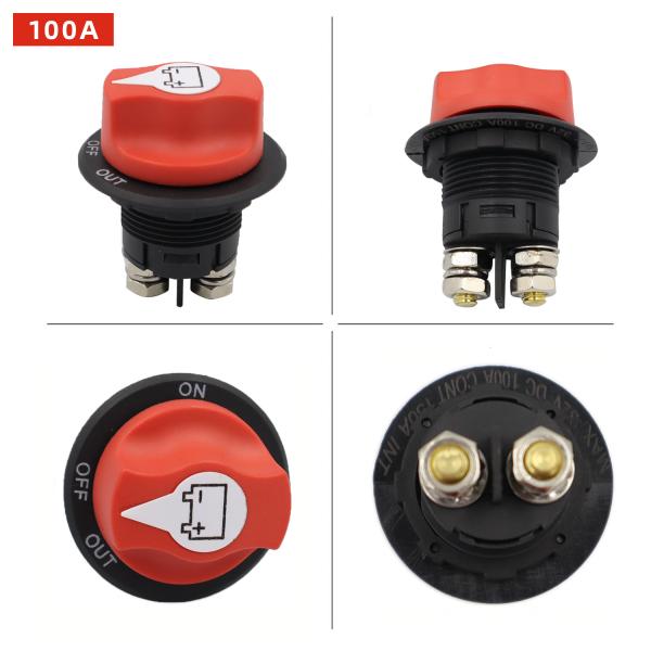 50A 100A 200A 300A Batería desconectada Cortar velocidad para barco de marina RV ATV coche vehículo UTV