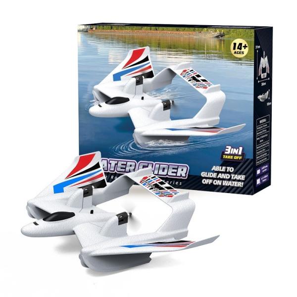 3 In1 Foam Electric Model Toy RC Hydroplane Plane Toys Jet Fixed Wing Remote Control Glider Indoor-Outdoor Stunt RC Plane