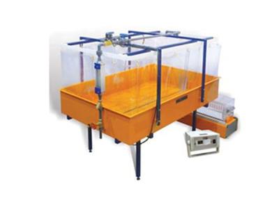 Equipamento de laboratório dos mecânicos fluidos das CAPACIDADES da DEMONSTRAÇÃO dos HYDROGRAPHS da PRECIPITAÇÃO
