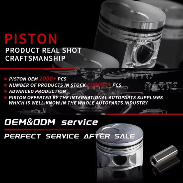 Aluminum Alloy Gasoline Engine Piston 131010L020 For Toyota Hiace 2.5L 2KD