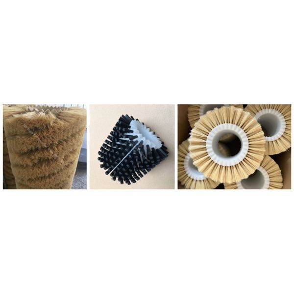 Custom Zig-Zag Modular Roller Brush - Partial Replacement & Nylon Bristles