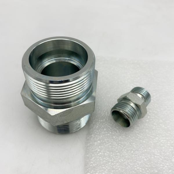 China Manufacture Hydraulic Metric Standard Pipe Straight Light Vacuum Hose Adapter