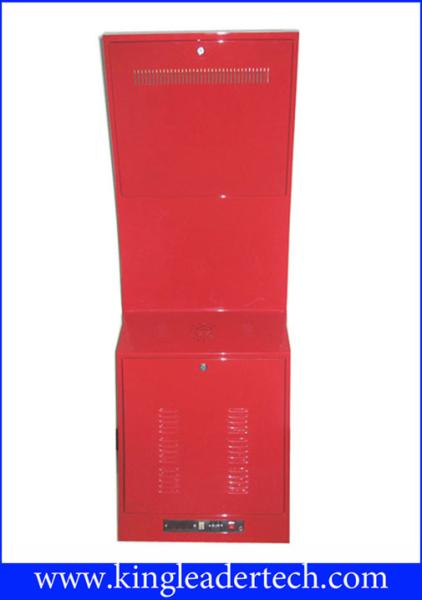 Office Building Stylish Freestanding Touch Screen Kiosk For Information Checking