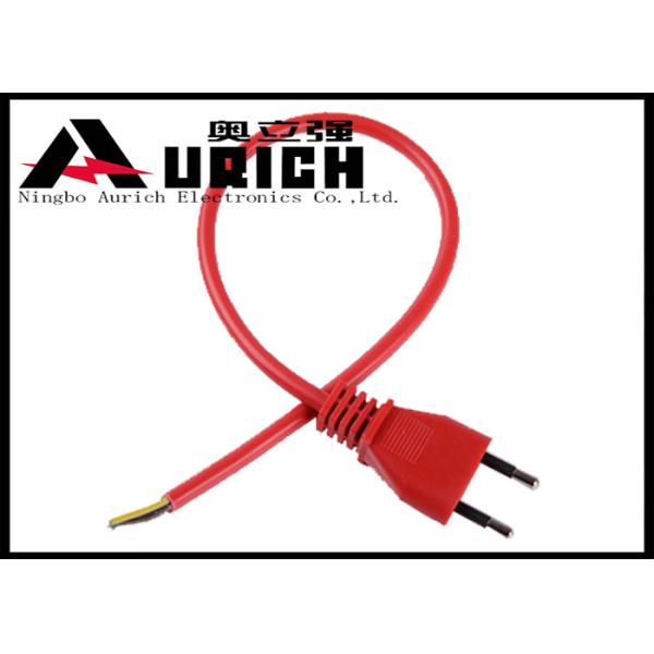 Italy Round 2 Pin Vacuum Cleaner Power Cord , 2 Conductor Appliance Power Cable