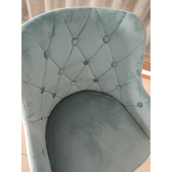 Tripod 85cm 47cm Wrought Iron Dining Room Chairs