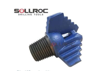 API 2 3/8 cor azul 165mm da linha 3 bocados de arrasto das asas para a perfuração do poço de água