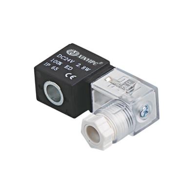 Válvula de solenoide pneumática profissional 12V/24V/11V/220V com caixa de junção/fio