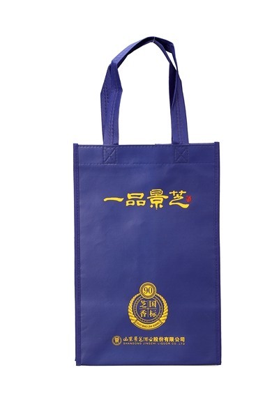 Sewing Non Woven Shopping Bag Folding Advertisement Bags