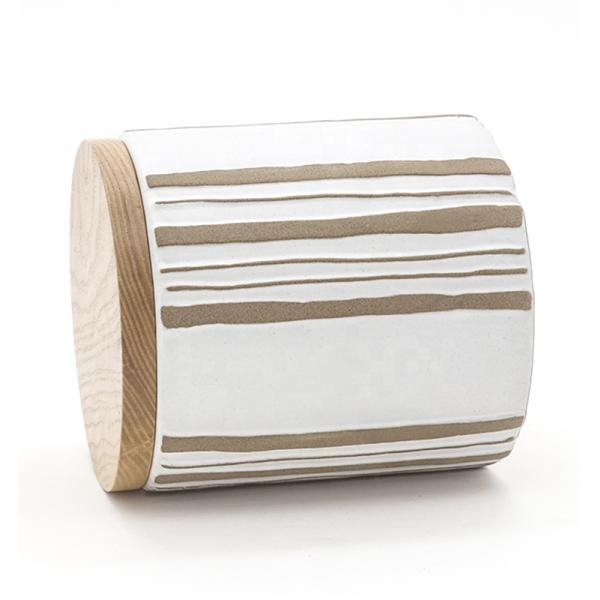 Кухня Керамические банки для кофе, чая, сахара, хранилища для пищи, керамические банки с деревянным покрытием