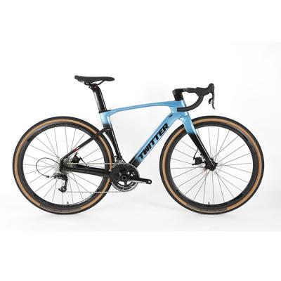 Bicicleta do cascalho da fibra do carbono do EPS 700C, serviço Aero do OEM da bicicleta da estrada de Twitter