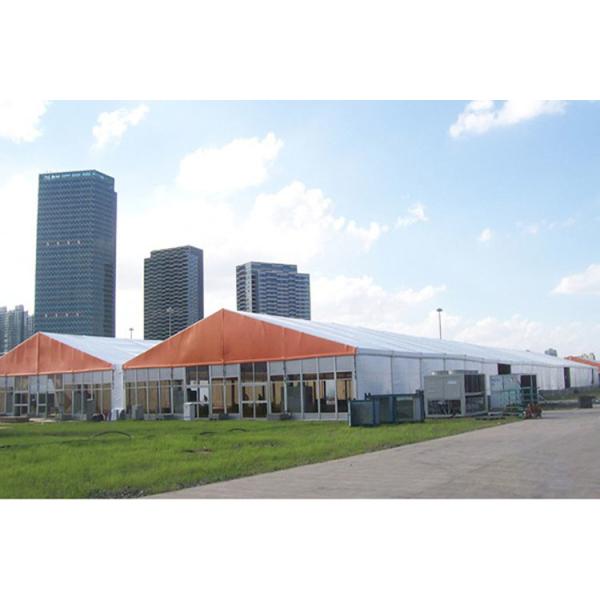 Big Capacity Outdoor Exhibition Tents , Trade Show White Party Tent