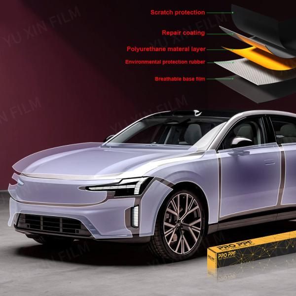 Self Healing TPU Car Paint Protection Film 1.83x15M 72 Inchx50 Feet Car PPF Film